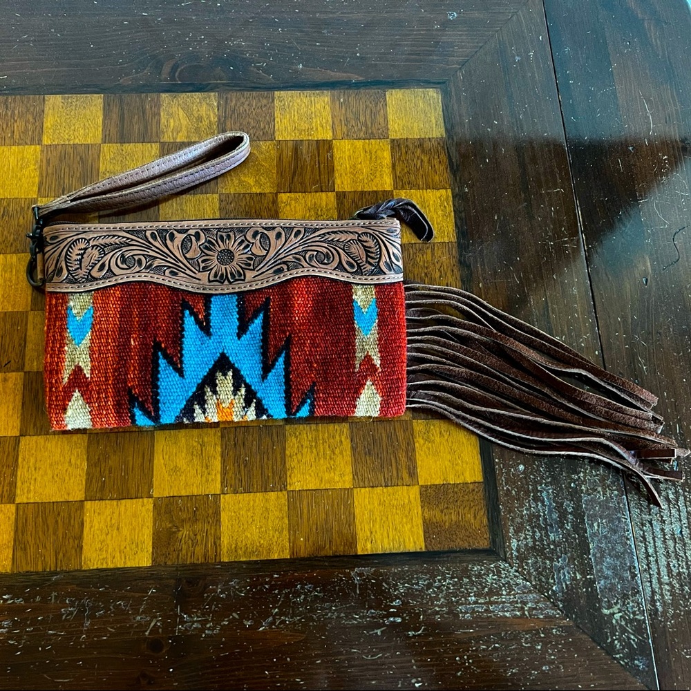 American Darling Fringe Wristlet